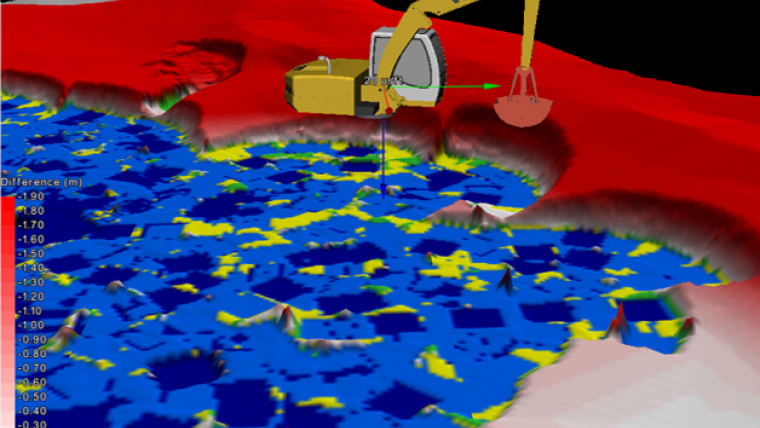 3D Clamshell Software for Trimble GCS900 Grade Control Solution for Excavators