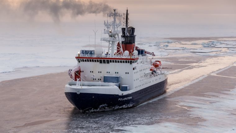 Research Vessel Polarstern Departs for the Arctic MOSAiC Expedition
