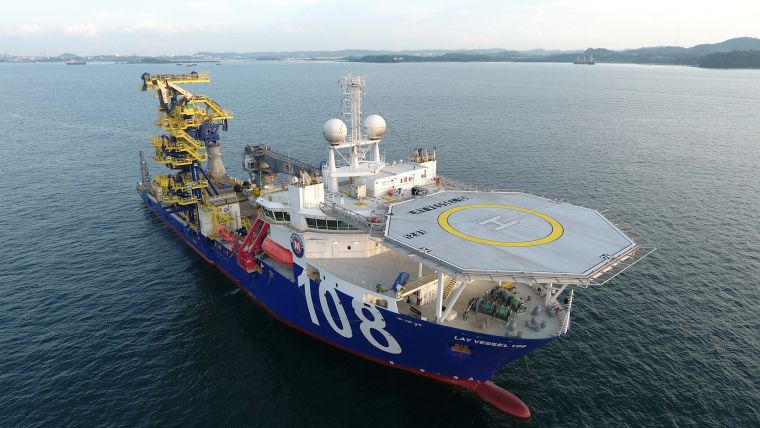 Subsea Navigation for Pipelay Vessel LV 108