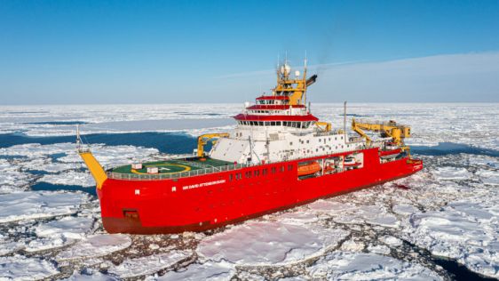 RRS Sir David Attenborough Completes Antarctic Ice Trials
