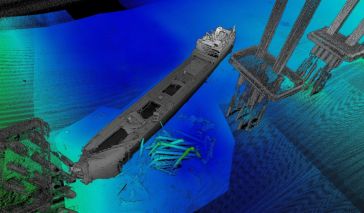 New technology lights up bulk ore carrier wreck location