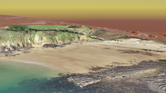 Long-term observations of beach topography and nearshore bathymetry