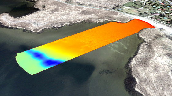 Development of Digital Bathymetric Models from Hydroacoustic and Photogrammetric Data