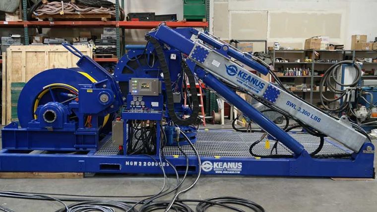 Okeanus Delivers ROV Launch & Recovery System