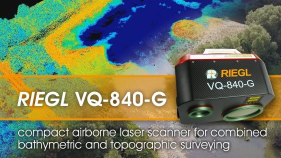 RIEGL VQ-840-G Airborne Laser Scanner for Topo-Bathymetric Surveying