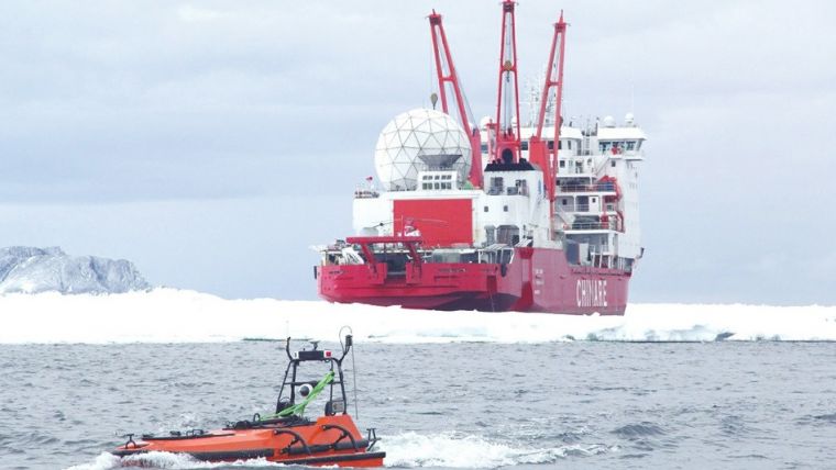 USVs Conduct Underwater Topographic Survey in the Antarctic