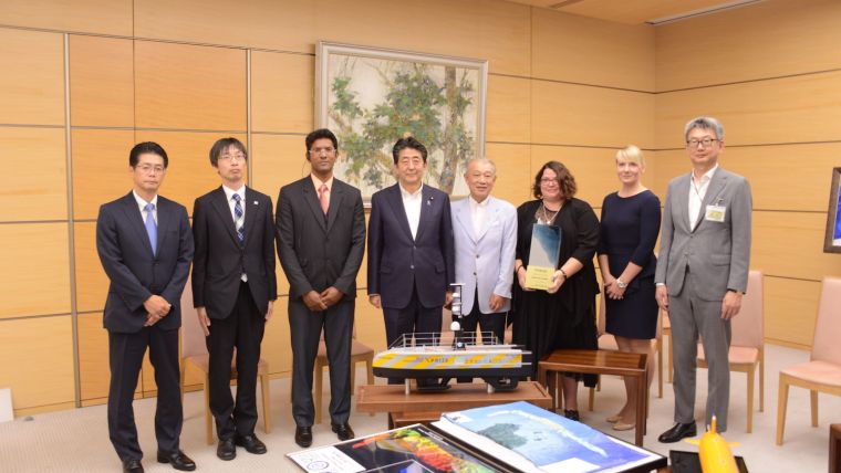 Ocean Discovery XPRIZE Winners Talk Tech in Tokyo with Japanese PM