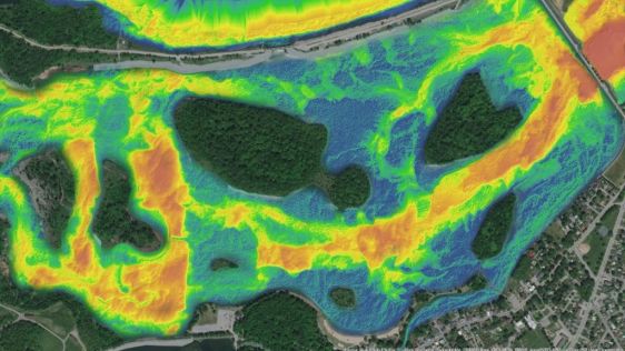 Canada’s Largest Riverine Topobathymetric Lidar Survey Completed